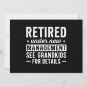 Retired Under New Management see Grandkids Aankondiging (Voorkant)