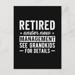 Retired Under New Management see Grandkids Briefkaart