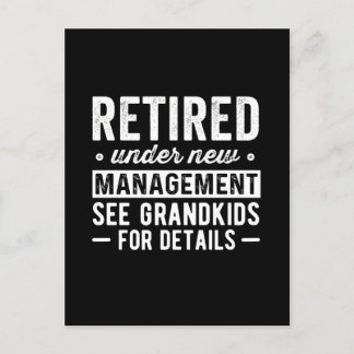 Retired Under New Management see Grandkids Briefkaart