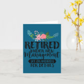 Retired Under New Management See Grandkids For Det Kaart (Gele Bloem)