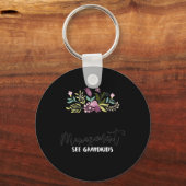 Retired Under New Management See Grandkids Funny R Sleutelhanger (Voorkant)