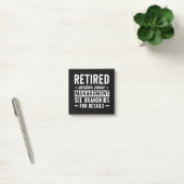 Retired Under New Management see Grandkids Post-it® Notes (Kantoor)