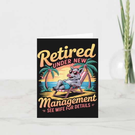 Retired Under New Management See Wife For Details  Kaart (Voorkant)