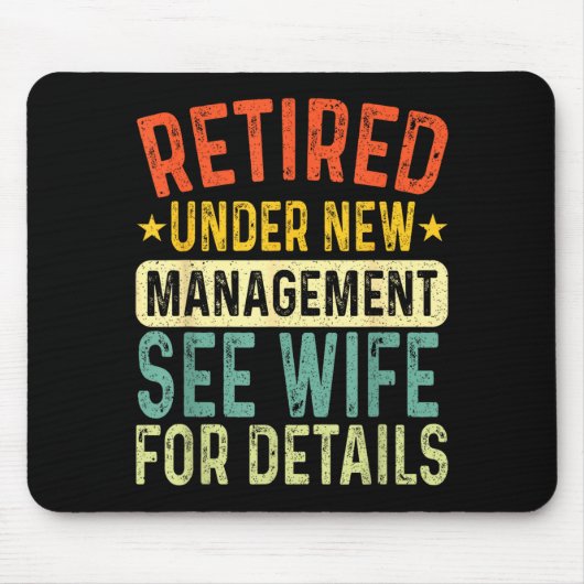 Retired Under New Management See Wife For Details  Muismat (Voorkant)