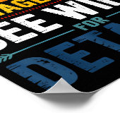 Retired Under New Management See Wife Funny Retire Poster (Hoek)