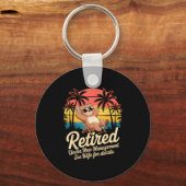 Retired Under New Management See Wife Funny Retire Sleutelhanger (Voorkant)