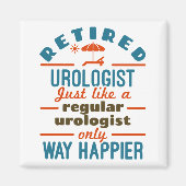 Retired Urologist Urology Retication Happier Magneet (Voorkant)