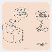 Retired Vierkante Sticker (Voorkant)