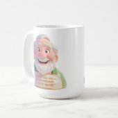 Retired Work For Wife Quote Bust Koffiemok (Voorkant links)