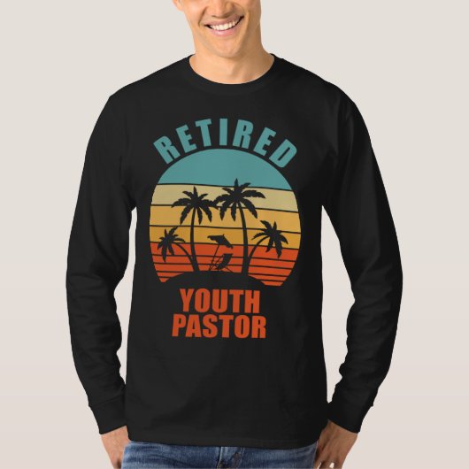 Retired Youth Pastor  Minister Happy Retirement T-shirt (Voorkant)