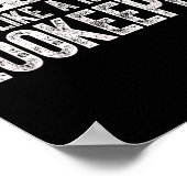 Retired Zookeeper Funny Zoo Keeper Retirement  Poster (Hoek)