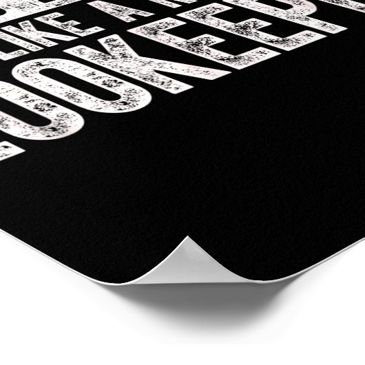 Retired Zookeeper Funny Zoo Keeper Retirement Poster (Hoek)