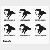 Retiredasaurus Vierkante Sticker (Vel)