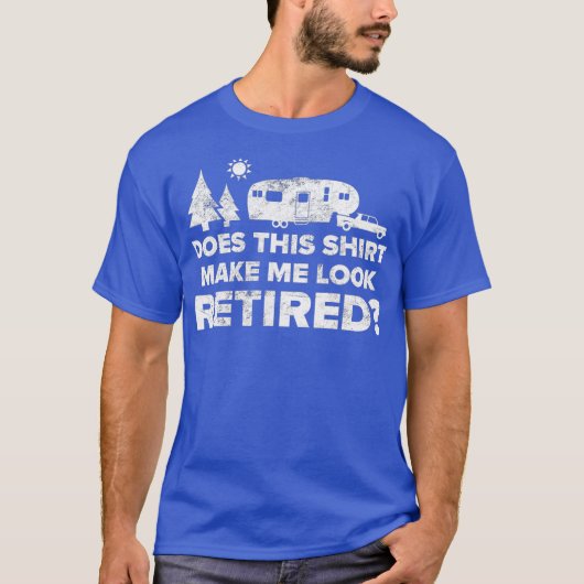 Retiree 3th Wheel RV in ruste Camping Shirt (Voorkant)