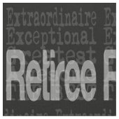 Retiree Extraordinaire Stof (Close Up)