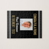 Retiree Gift. Foto Retirement Puzzle Legpuzzel (Horizontaal)
