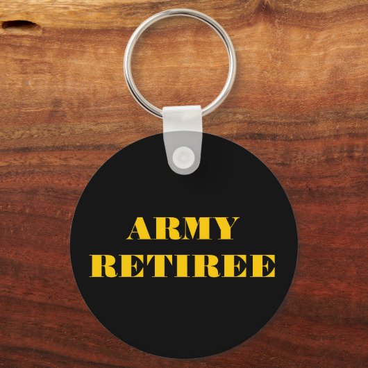 Retiree Leger Sleutelhanger (Voorkant)