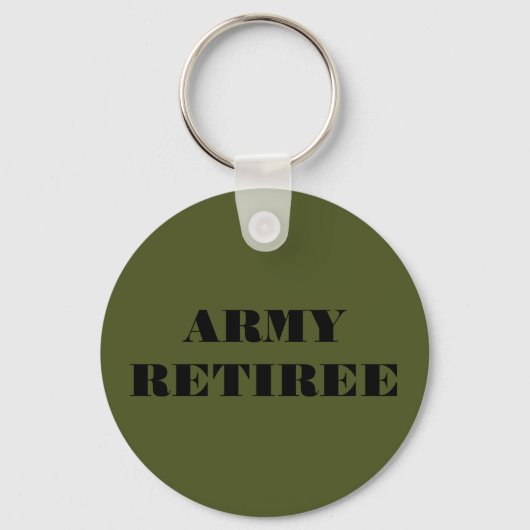 Retiree Leger Sleutelhanger (Voorkant)