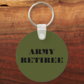 Retiree Leger Sleutelhanger (Voorkant)