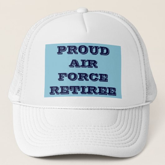 Retiree luchtmacht pet Proud (Voorkant)