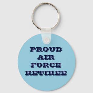 Retiree luchtmacht Sleutelhanger Proud