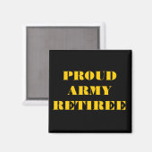 Retiree Magnet Proud (Voorkant / Achterkant)