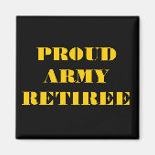 Retiree Magnet Proud (Voorkant)