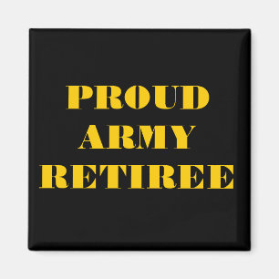 Retiree Magnet Proud