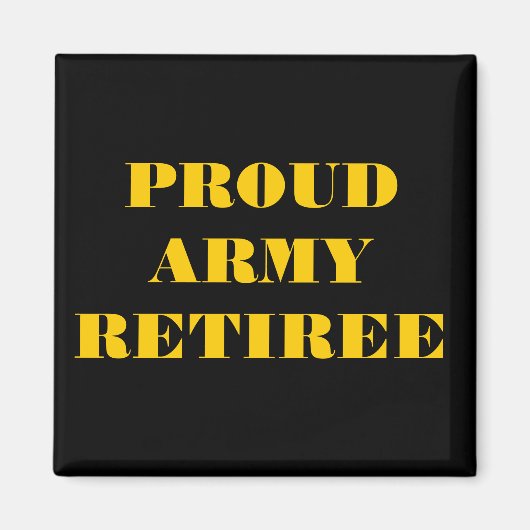 Retiree Magnet Proud (Voorkant)