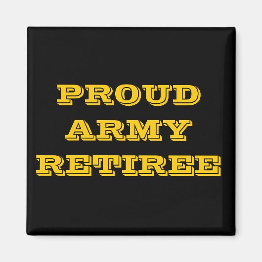 Retiree Magnet Proud (Voorkant)