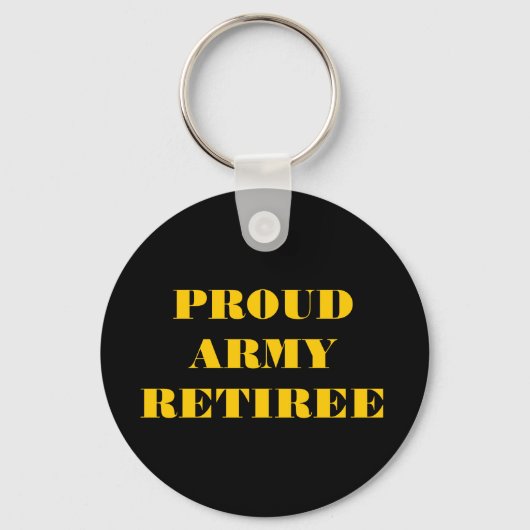 Retiree Sleutelhanger Proud Army (Voorkant)