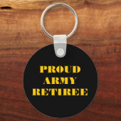 Retiree Sleutelhanger Proud Army (Voorkant)