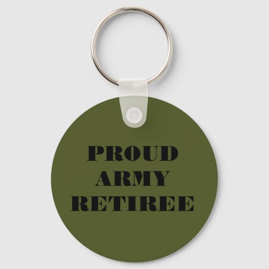 Retiree Sleutelhanger Proud Army (Voorkant)