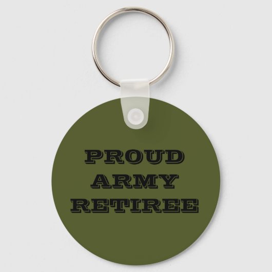 Retiree Sleutelhanger Proud Army (Voorkant)