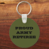 Retiree Sleutelhanger Proud Army (Voorkant)