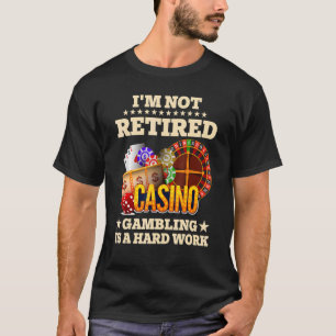Retiremen voor gokken Poker in ruste mama papa T-shirt