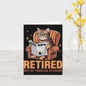 Retirement 2026 Retired 2026 Not My Problem Anymor Kaart (Gele Bloem)