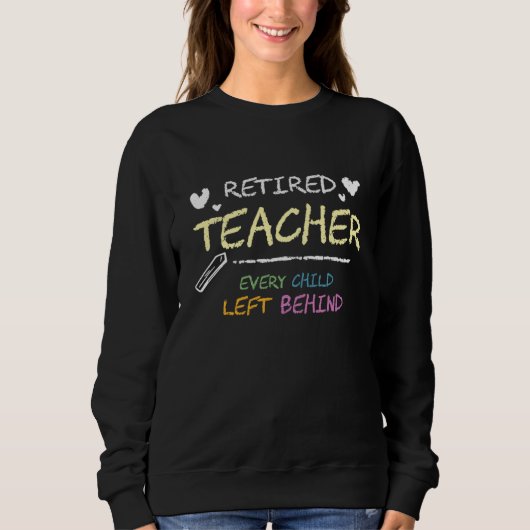 Retirement Apparel Retired Teacher Trui (Voorkant)
