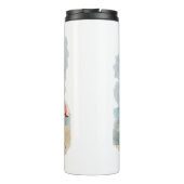 Retirement Beach stoel thema Thermosbeker (Achterkant)