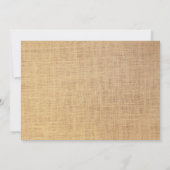 Retirement Bossen Rustic String Lights Kaart (Achterkant)