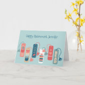 Retirement Card for Librarians, Booksellers Kaart (Gele Bloem)