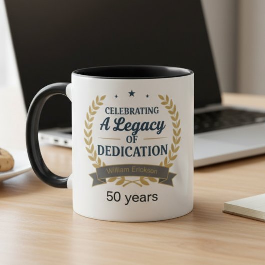 Retirement Celebration Coffee Mug for Colleague Mok