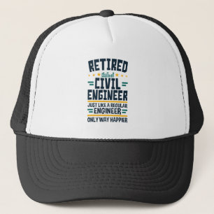 Retirement Civil Engineer Engineering Retirement Trucker Pet