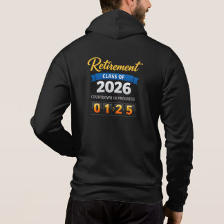 Retirement Class of 2026 Countdown - Teacher Gift Hoodie