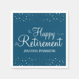 Retirement Confetti Napkins Servet
