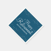 Retirement Confetti Napkins Servet (Hoek)