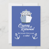 Retirement Cruising naar Retirement Cruiseschip Kaart (Voorkant)