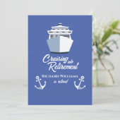 Retirement Cruising naar Retirement Cruiseschip Kaart (Staand voorkant)