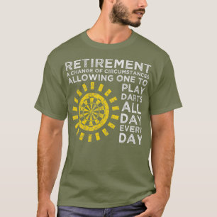 Retirement Darts Dart Player T-shirt