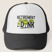 Retirement Drives me to Dink Funny Pickleball Trucker Pet (Voorkant)